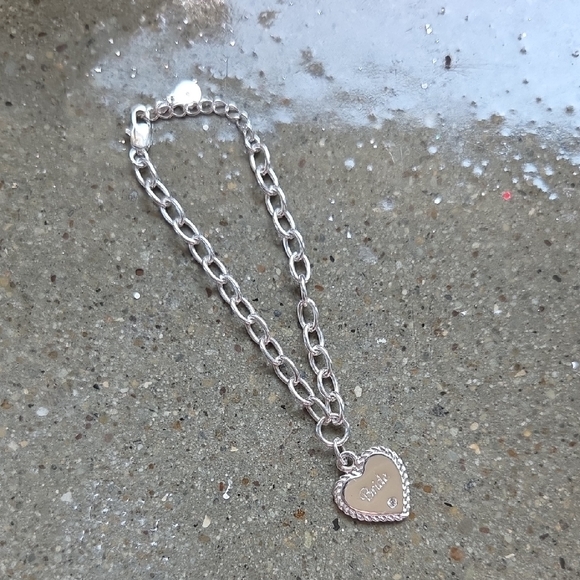 Alex + Ani Silver Heart Bride Charm Bracelet - Picture 1 of 2